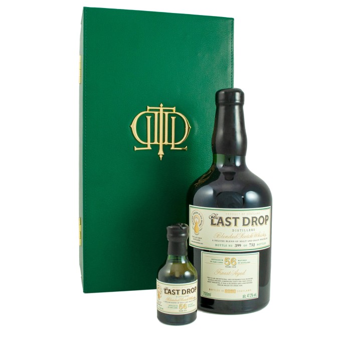 The Last Drop 56 Year Old with case and miniature