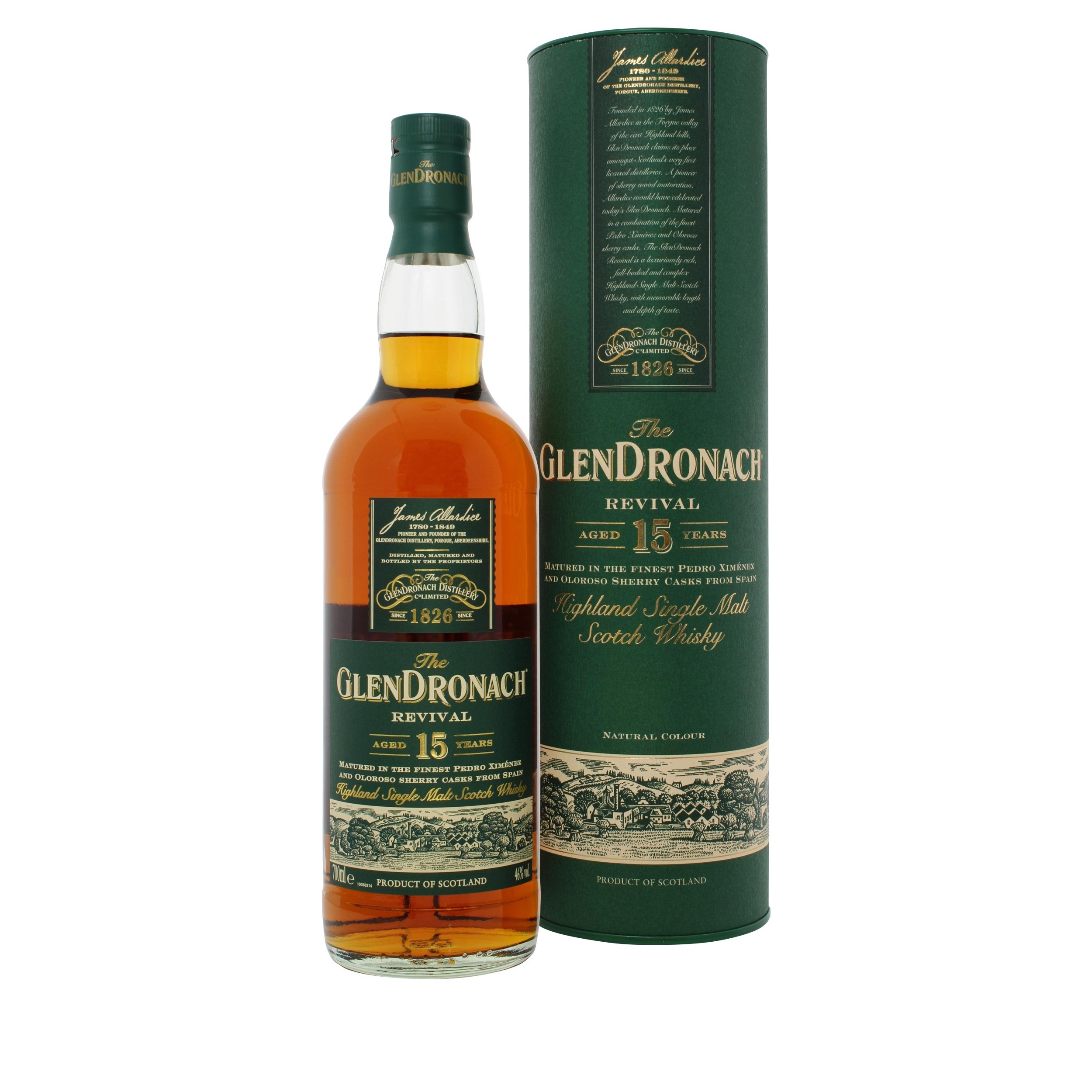 Revival Glendronach 15 year old Whisky 