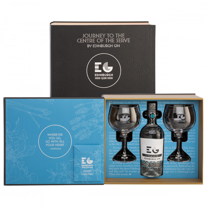 Edinburgh Gin Journey to the Centre of the Serve Gift Set