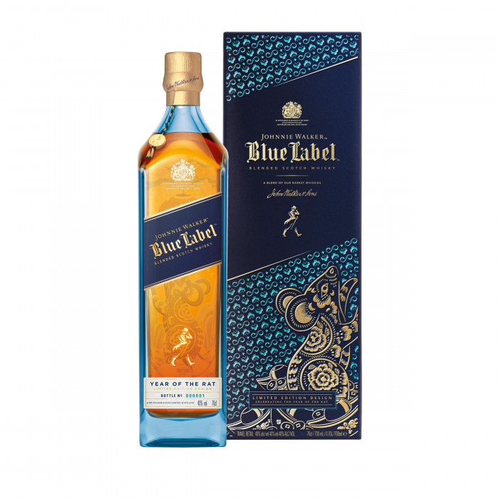 Johnnie Walker Blue Label Year of the Rat with box