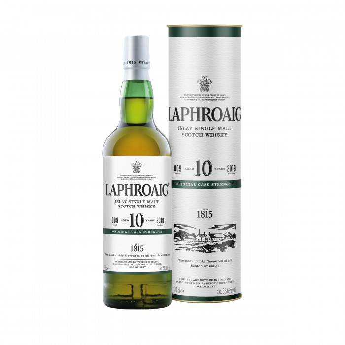Laphroaig 10 Year Old Original Cask Strength with box