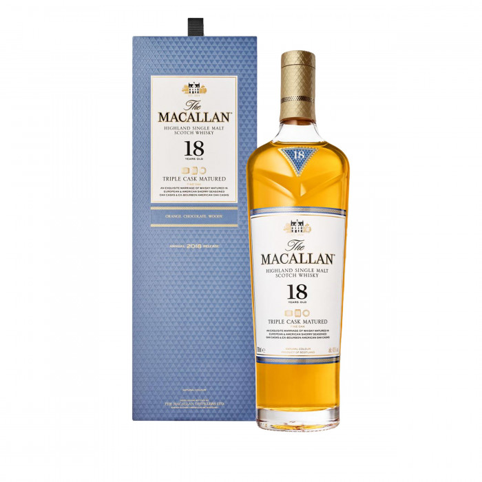 Macallan 18 Year Old Triple Cask  with box
